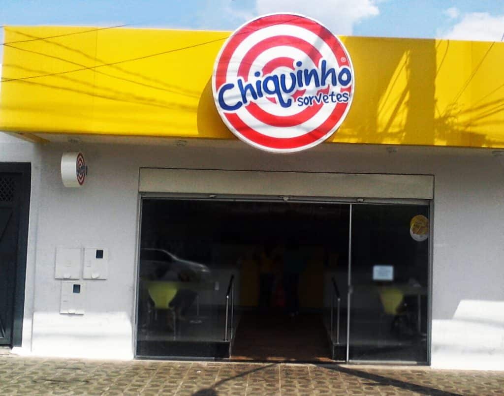 Fachada profissional Chiquinho Sorvetes